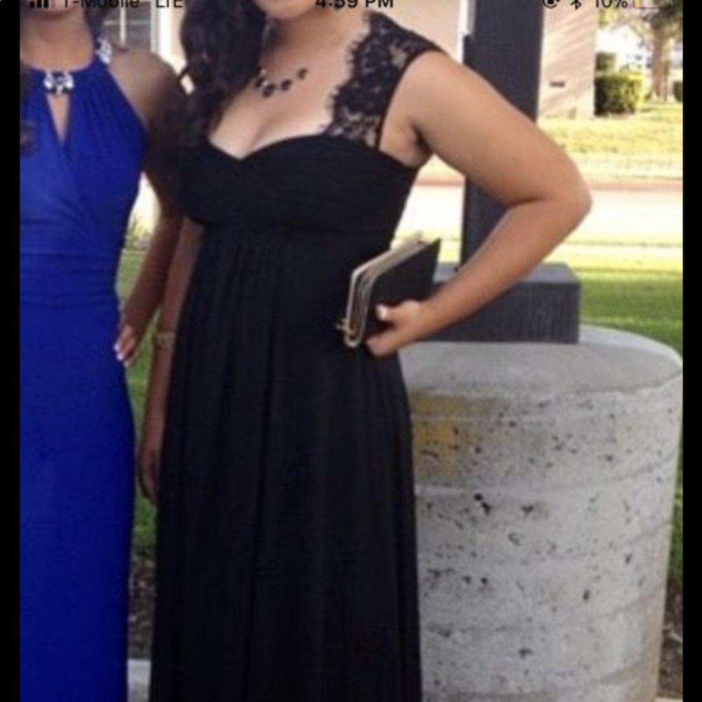Formal black dress